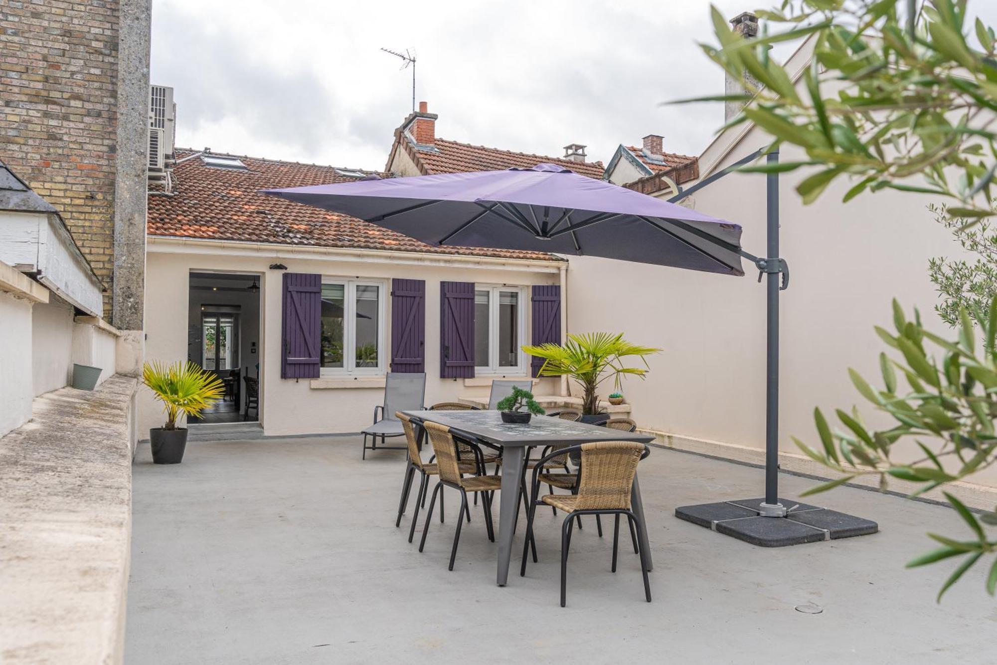 Terrasse 86 - Terrasse & Climatisation - 4-6 Personnes - Bnb Epernay Ngoại thất bức ảnh