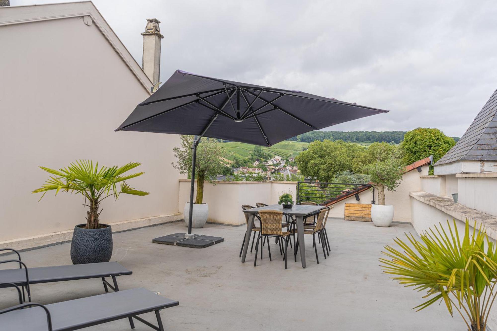 Terrasse 86 - Terrasse & Climatisation - 4-6 Personnes - Bnb Epernay Ngoại thất bức ảnh